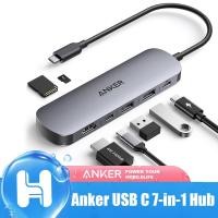 ราคา Anker USB C 7-in-1 Hub, 4K@60Hz USB C to HDMI Splitter, 85W Max Power Delivery (41922219465)