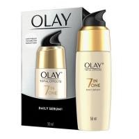 ราคา Olay Total Effect 7in1 Daily Serum โอเลย์ โททัล เอฟเฟ็คส์ 7in1 แอนตี้ เอจจิ้ง เดลี่เซรั่ม 50ml. (5919560601)