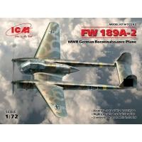 ราคา โมเดลเครื่องบิน ICM Model ขนาด 1/72 ICM72292 FW 189A-2, WWII German Reconnaissance Plane (17559002596)