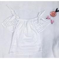 ราคา เสื้อเปิดไหล่สีขาว sz.m มีโบว์ข้างไหล่น่ารัก (1050780562)