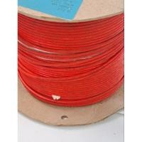 ราคา 210-2 สายไฟฟ้า สายอ่อน AWG 16, สีเเดง ราคาขายต่อ 10 ม. สำหรับเดินเครื่อง และอุปกรณ์ (25429362256)