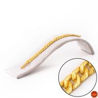 ราคา LSW สร้อยข้อมือทองคำแท้ 2 สลึง (7.58 กรัม) ลายบิดตะไบ 6 เหลี่ยมตัดลาย BD-231 (16285964656)