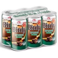 ราคา Birdy ESPRESSO เบอร์ดี้ เอสเปรสโซ กาแฟปรุงสำเร็จ พร้อมดื่ม ขนาด 180 มล. x 6 กระป๋อง (23540142324)