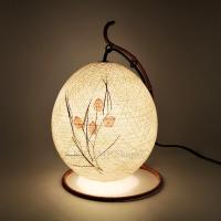 ราคา โคมไฟเส้นด้ายไข่ก๊องทอมือแขวนเหล็กพันหวายตั้งโต๊ะ ลายดอกญี่ปุ่น (3732015107)