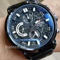 ราคา NAVI FORCE นาฬิกาข้อมือผู้ชายสายหนัง รุ่น NF99L สายหนังสีดำ รุ่นพิเศษ (478680228)