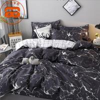 ราคา ชุดเครื่องนอนเตียงคู่สไตล์ยุโรป ขนาดพิเศษ 4 ชิ้น ลายหินอ่อนเปลือย (28391879320)