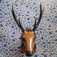 ราคา หัวกวางไม้สัก ขนาด 9 - 10 นิ้ว (6732296860)