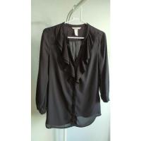 ราคา เสื้อแขนยาวสีดำมือ 2 ยี่ห้อ H&M ของแท้ % อก 36" ยาว 24" (18293806601)