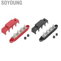ราคา Soyoung บล็อกการกระจายอำนาจ 4 โพสต์โลหะผสมสังกะสี M10 บล็อกบัสทางทะเล 12-48V 250A สำหรับ RVs สำหรับรถพ่วง (19690662577)