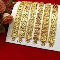 ราคา สร้อยข้อมือทองลายเลสแบน หนัก 5บาท ยาว 6,7นิ้ว หุ้มเศษทองแท้เยาวราช ทองชุบ ใส่แทนของแท้ได้ สร้อยข้อมือสำหรับผู้ชาย (13684055068)