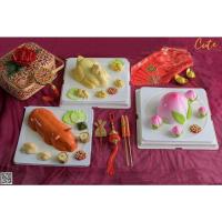 ราคา พร้อมส่ง// แม่พิมพ์วุ้น สาลี่ เซ็ท ตรุษจีน สารทจีน หมู ไก่ ซิ่่วท้อ รุ่นใหญ่ (เลือกแบบ) (28156589839)