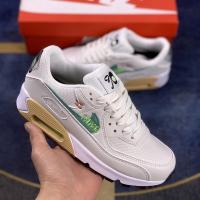 ราคา ♞Nike Nk Air Max 90 essential Classic Air Cushioned Casual Running Shoe DO9850 100 Pink (22964486395)