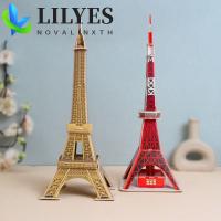 ราคา LILYES โมเดลอาคารที่มีชื่อเสียงระดับโลก, กระดาษ 3D Mini Cardboard Puzzle, Handmade Leaning Tower of Pisa บ้านหอไอเฟลเดสก์ท็อปตกแต่งเด็ก/เด็ก (48151735614)