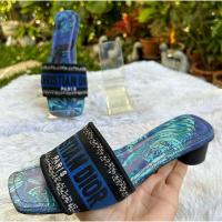 ราคา Dior DWay Heeled Slides Sz.37 รองเท้าแบรนด์เนมมือสอง (29302895297)