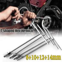 ราคา 4ชิ้น ประแจตัว t เบอร์ 8 10 12 14 ชุด ตัวทีเบอร์ ตัวที ประแจบล็อกตัว T บล็อคตัว T ชุดตัว t ชุดประแจตัวที ประแจตัวที (25226102104)