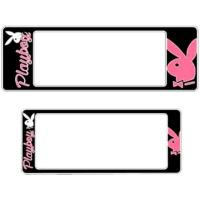 ราคา กรอบป้ายทะเบียนรถยนต์ #Playboy เพบอย กันน้ำ100% CD-9999 (ชมพู) (11615839447)