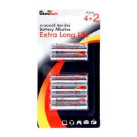 ราคา GIANTTECH ถ่านอัลคาไลน์ รุ่น LR03AAA (แพ็ค 4 แถม 2 ก้อน) (19917216908)