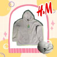 ราคา H&M เสื้อกันหนาว มีฮู้ด ลาย The Simpsons สีม่วง (24964200961)