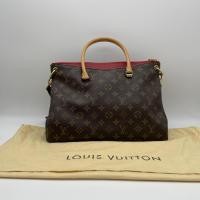 ราคา LV Louis Vuitton Presbyopia Red Legend กระเป๋าสะพายใบใหญ่ (22809120537)