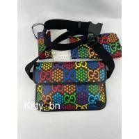 ราคา New: Gucci GG Psychedelic Belt Bag พร้อมส่งมือ1กระเป๋าGucci คาดอก (8047963184)