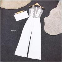 ราคา จั้มสูทลูกไม้สีขาว (มือสอง) (6918298425)