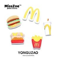 ราคา รองเท้าหัวเข็มขัด Miss Zoe Jibbitz McDonalds ออกแบบเป็นแฮมเบอร์เกอร์และโคลา (52650160012)