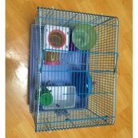 ราคา มือ2สภาพดี ส่งฟรี กรงหนูแฮมสเตอร์ หรือหนูขนาดเล็ก ขนาด 23x36x28cm (5840622950)