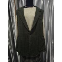 ราคา เสื้อสูทผ้าทอสีเขียวขี้ม้า (43257546729)