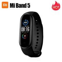 ราคา [พร้อมส่ง] Xiaomi Mi band 5 เครื่องศูนย์ไทย Global version แท้ 100% สมาร์ทแบน สายรัดข้อมือเพื่อสุขภาพ (7263824728)