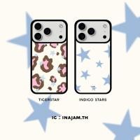 ราคา เคสไอโฟนแบรนด์ Inajam Collection Indigo Stars | Tigerstar (พื้นหลังสีครีมดาวสีฟ้าอมม่วง) (28457869482)