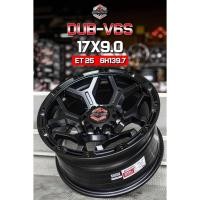 ราคา ล้อแม็ก ขอบ17 Cosmis DUB-V6s 17X9.0 ET+25 CB106 สีดำราคา1วง✅ แถมจุ๊บเหล็ก มีรับประกันโครงสร้างนาน10ปี✅❤️ (27938725724)