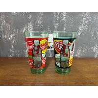 ราคา แก้วโค้ก ของแถมจากสเวนเซ่น แก้วพลาสติก ขายคู่ ของสะสม มือสอง (มีรอย+รอยปากกา) (20094092130)
