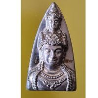 ราคา เศียรจตุคามรามเทพ รุ่นสมบัติจักรพรรดิ์ เป็นเลิศกว่าหมู่ชน เนื้ออัลปาก้าหลังเตารีด ยันต์โภคทรัพย์ พิมพ์ใหญ่ ปี 2549 (9510564373)