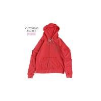 ราคา เสื้อฮู้ดมีซิป Victorias Secret สีชมพู (25840714964)
