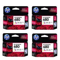 ราคา ตลับหมึกสี HP 680 TRI-COLOR Original Ink Advantage Cartridge (แพ๊ค4ชิ้น) (912503219)