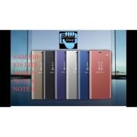 ราคา Da samsung S10 PLUS S10 LITE NOTE 5 NOTE 8 NOTE 9 Flip Cover Mirror Standing Case Smart View (19574121198)