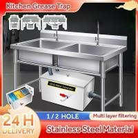 ราคา Grease Trap ครัวกรองน้ํามันอ่างล้างจานกรองน้ําน้ํามันแยกPangkap Minyak Sinki Dapur (43855652954)