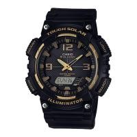 ราคา Casio Standard นาฬิกาข้อมือผู้ชาย สายเรซิ่น รุ่น AQ-S810,AQ-S810W,AQ-S810W-1A3 - สีดำ (1560030511)