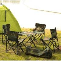 ราคา ชุดโต๊ะเก้าอี้ลายทหารอเนกประสงค์ เก้าอี้ 4 โต๊ะ 1 แบบพกพาและพับเก็บได้ โครงสร้างแข็งแรงรับน้ำหนักได้ดี (6469151974)