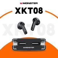 ราคา Monster XKT08 TWS Bluetooth 5.3 หูฟังไร้สายสเตอริโอสมาร์ท Touch Latency ต่ําตัดเสียงรบกวนไร้สายกันน้ํา (15399152978)
