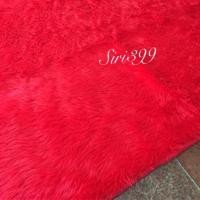 ราคา พรมขนฟรุ้งฟริ้ง ขนยาว35มิล ผ้าขน สำหรับตกแต่งบ้าน ปูโต๊ะ ปูผืน ขนเฟอร์ (1685447262)