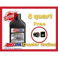 ราคา Amsoil Signature Series SAE 5w-50 น้ำมันเครื่องสังเคราะห์แท้ 100% (7135047172)