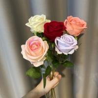 ราคา ดอกกุหลาบประดิษฐ์ ดอกกำมะหยี่ ดอกกุหลาบเสมือนจริง ส่งจากไทย กุหลาบวาเลนไทล์ (24012021610)