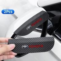 ราคา Xm-2 ชิ้น Toyota กระจกมองหลังรถยนต์ Rain Guard คาร์บอนไฟเบอร์กระจกมองหลังสติกเกอร์ Universal Auto Parts สําหรับ Wigo Vios Rush Innova Hilux Raize Avanza Fortuner HiAce Yaris Corolla (28014960570)