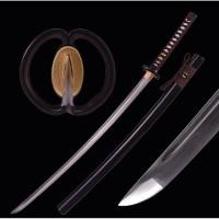 ราคา นำเข้า ⚔️ ดาบคาตานะญี่ปุ่นทำมือ – ดาบซามูไรแท้ ฟูลแทงก์ ⚔️ ดาบซามูไรคาตานะเหล็กคาร์บอนสูง 1060 (1060 High Carbon Steel) (40418995995)