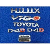 ราคา โลโก้ hilux vigo toyota D4D E ยกชุด 6 ชิ้น (25113104096)