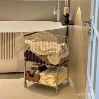 ราคา ตะกร้าเสื้อผ้าสกปรกรถเข็นโบราณที่สามารถเคลื่อนย้ายตะกร้าเสื้อผ้าสกปรกห้องน้ําความจุขนาดใหญ่ตะกร้าเสื้อผ้าสกปรกชั้นวางตะกร้าซักผ้า เจบีวา (28593098573)