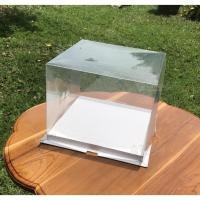 ราคา กล่องโชว์เค้ก สำหรับเค้ก 2 ปอนด์ 10 นิ้ว แบบใส ฐานขาว PVC 1 กล่อง ฐาน 26x26 ซม. สูง 17 ซมล่องโชว์เค้ก สำหรับเค้ก 2 ปอนด์ (6000891054)