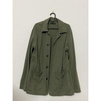 ราคา (มือสอง) UNIQLO เสื้อแจ็คเก็ตผ้าเจอร์ซี่ ผู้ชาย สีเขียวขี้ม้า (12648540136)