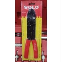 ราคา คีมย้ำหางปลา​ SOLO #905 คีมปอกสายไฟ คีมตัดสายไฟ คีม ย้ำ ตัด ปอก (2395724780)